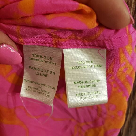 Lilly Pulitzer Silk Tank - Picture 6 of 11